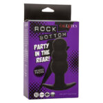 CALEXOTICS - ROCK BOTTOM PERLINE TAPPO ANALE 10 VIBRAZIONI SILICONE NERO - immagine 10