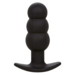 CALEXOTICS - ROCK BOTTOM PERLINE TAPPO ANALE 10 VIBRAZIONI SILICONE NERO - immagine 3