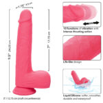 CALEXOTICS - STUDS VIBRATORE REALISTICO 10 VIBRAZIONI ROSA - immagine 8