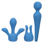 CALEXOTICS - COUTURE KIT VIBRATORE WAND 10 VIBRAZIONI BLU - immagine 2
