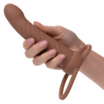 CALEXOTICS - MAXX RIBBED DUAL PENETRATOR 10 VIBRAZIONI MARRONE - immagine 7