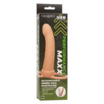 CALEXOTICS - MAXX RIBBED DUAL PENETRATOR 10 VIBRAZIONI CARNE - immagine 11