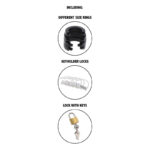 HIDDEN DESIRE - EXTREME GABBIA PER CAZZO IN SILICONE TAGLIA S NERA - immagine 4