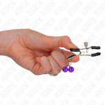 KINK - PINZA PER CAPEZZA DOPPIA VIOLA 6 CM - immagine 4