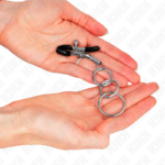 KINK - MORSETTO PER CAPEZZOLO CON 3 O-RING 6 CM - immagine 3