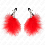 KINK - PINZA PER CAPEzzoli PIUMA ROSSO 7 CM - immagine 2