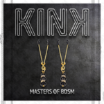 KINK - PINZE PER CAPEZZOLI SOTTILI ORO CON 3 PERLINE DI VETRO NERE 7 CM - immagine 5