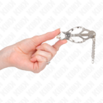 KINK - PINZE PER CAPEZZOLI TRIFOGLIO GIAPPONESE CON CATENINE ARGENTO - immagine 4