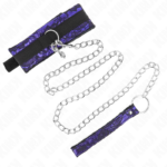 KINK - COLLANA CORTA IN PIZZO DI VELLUTO CON CINTURA 105 CM CON PROFILO IN NYLON 44 X 5,5 CM - immagine 2