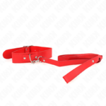 KINK - COLLANA CON CINTURA 116 CM ROJO CINTURINO REGOLABILE 32-50 CM X 8 CM - immagine 4