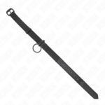 KINK - COLLARE CON GUINZAGLIO SCURO 65 CM REGOLABILE 37-54 CM X 3 CM - immagine 6