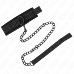 KINK - COLLARE MODELLO BASE CON GUINZAGLIO 77 CM MODELLO 5 REGOLABILE 34-54 CM X 5 CM - immagine 2
