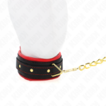 KINK - COLLARE CON GUINZAGLIO IN TESSUTO TINTO REGOLABILE 33-48 CM X 5,7 CM - immagine 5