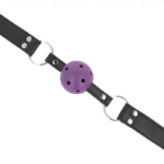 KINK - PALLA TRASPIRANTE BAVAGLIO 4 CM CON DOPPIO RIVETTO VIOLA 62,5 x 2,5 CM REGOLABILE 42-58 CM - immagine 4