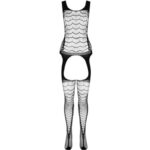 PASSION - BS 104 BODYSTOCKING NERO TAGLIA UNICA - immagine 3