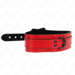 KINK - COLLANA REGOLABILE VINO ROSSO 37,5-49,5 CM X 5 CM - immagine 2