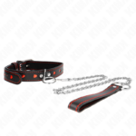 KINK - COLLANA CON CINTURINO 65 CM DETTAGLI CUORE 52,5 X 2,5 CM - immagine 3