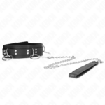 KINK - COLLANA SCHIAVIT? 3 ANELLI CON CINTURINO 80 CM 53 X 5 CM - immagine 3