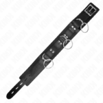 KINK - COLLANA SCHIAVIT? 3 ANELLI CON CINTURINO 80 CM 53 X 5 CM - immagine 6