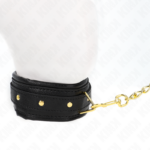 KINK - COLLANA CON CINTURINO IN SIMILPELLE SPUGNA MODELLO 1 REGOLABILE 37-54 CM X 3 CM - immagine 4