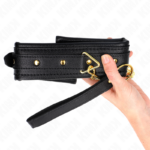 KINK - COLLANA CON CINTURINO IN SIMILPELLE SPUGNA MODELLO 1 REGOLABILE 37-54 CM X 3 CM - immagine 5