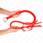 KINK - FRUSTA SERPENTE CON ANELLO MANO ROSSO 65 CM - immagine 3