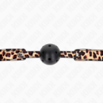 KINK - PALLA TRASPIRANTE LEOPARDO 4,5 CM BAVAGLIO 65 x 2,5 CM - immagine 5