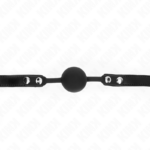 KINK - MODELLO 1 PALLA IN SILICONE 4 CM GAG CON SERRATURA 60 x 2 CM - immagine 5