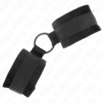KINK - POLSINI IN PELLICCIA PER PRINCIPIANTI 25 CM CON O-RING 4 CM NERO REGOLABILE 15-25 CM - immagine 2