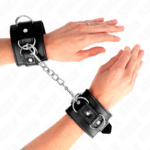 KINK - RESISTENZA DA POLSO CON 3 ANELLI A D REGOLABILE NERO 17,5-25 CM X 6 CM - immagine 4