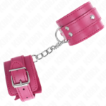 KINK - RESISTENZA DA POLSO CON 3 ANELLI A D REGOLABILE ROSA 17.5-25 CM X 6 CM - immagine 2