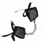 KINK - RESISTENZA DA POLSO SCANDALO DETTAGLI IN PIZZO NERO 24,5 CM X 6,5 CM - immagine 2