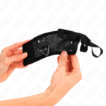 KINK - RESISTENZA DA POLSO SCANDALO DETTAGLI IN PIZZO NERO 24,5 CM X 6,5 CM - immagine 3