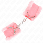 KINK - POGGIPOLSI FODERATI IN PELLICCIA ROSA REGOLABILE 17-31 CM X 7 CM - immagine 2