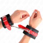 KINK - RESISTENZA DA POLSO NERA CON CINTURA ROSSA REGOLABILE 17-28 CM X 6 CM - immagine 4
