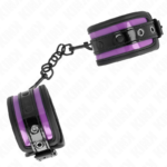 KINK - RESISTENZA DA POLSO IN NEOPRENE VIOLA CHIARO REGOLABILE 21-28 CM X 5 CM - immagine 2