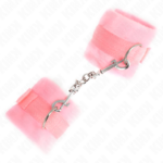 KINK - POLSINI IN PELLICCIA PER PRINCIPIANTI ROSA 30 X 7 CM - immagine 2