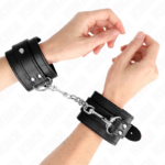 KINK - RESISTENZA DA POLSO SEMPLICE NERA REGOLABILE 20-23 CM X 5,5 CM - immagine 4