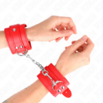 KINK - RESISTENZA DA POLSO SEMPLICE ROSSO REGOLABILE 20-23 CM X 5,5 CM - immagine 4