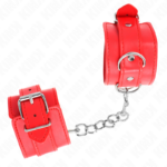 KINK - RESISTENZA DA POLSO SEMPLICE ROSSO REGOLABILE 20-23 CM X 5,5 CM - immagine 2