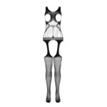 PASSION - BS 106 BODYSTOCKING NERO TAGLIA UNICA - immagine 4