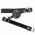 KINK - SFERA CAVA DURA NERA 4,5 CM MODELLO GAG 1 63,5 X 2 CM - immagine 2
