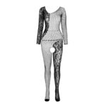 PASSION - BS 107 BODYSTOCKING ROSSO TAGLIA UNICA - immagine 4