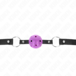 KINK - PALLA DURA CAVA VIOLA 4.5 CM BAVAGLIO 63.5 X 2 CM - immagine 3