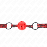 KINK - PALLA CON MOTIVO A DIAMANTI 4.5 CM MODELLO GAG 1 64.5 CM REGOLABILE 42-60 CM - immagine 3