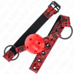 KINK - PALLA CON MOTIVO A DIAMANTI 4.5 CM MODELLO GAG 1 64.5 CM REGOLABILE 42-60 CM - immagine 2