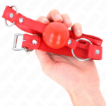 KINK - BALLA IN TPE 4 CM CON SERRATURA ROJO 60 x 2 CM - immagine 4