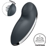 SATISFYER - TAP & CLIMAX 2 VIBRATORE E STIMOLATORE GRIGIO - immagine 2
