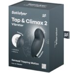 SATISFYER - TAP & CLIMAX 2 VIBRATORE E STIMOLATORE GRIGIO - immagine 7