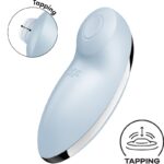 SATISFYER - TAP & CLIMAX 2 VIBRATORE E STIMOLATORE BLU - immagine 2
